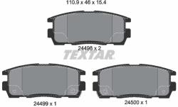 TEXTAR Set placute frana TEXTAR 2449801 (2449801) - fixbox