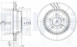 DELPHI Disc frana DELPHI BG3758 (BG3758) - fixbox