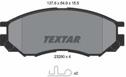 TEXTAR Set placute frana TEXTAR 2329002 (2329002)