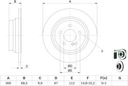 Bosch Disc frana BOSCH 0 986 479 041 (0 986 479 041) - fixbox