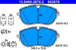 ATE Set placute frana ATE 13.0460-3876.2 (13.0460-3876.2)