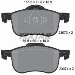 TEXTAR Set placute frana TEXTAR 2307303 (2307303) - fixbox