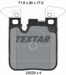 TEXTAR Set placute frana TEXTAR 2502902 (2502902) - fixbox