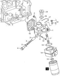 Original Vw Group Filtru ulei ORIGINAL VW GROUP 06A 115 561 B (06A 115 561 B)