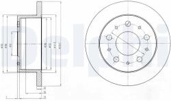 DELPHI Disc frana DELPHI BG4099 (BG4099) - fixbox