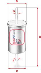 SOFIMA Filtru combustibil SOFIMA S 1769 B (S 1769 B) - fixbox