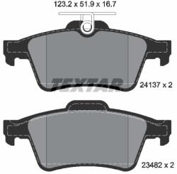 TEXTAR Set placute frana TEXTAR 2413701 (2413701) - fixbox