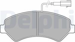 DELPHI Set placute frana DELPHI LP2492 (LP2492)
