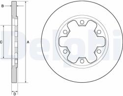 DELPHI Disc frana DELPHI BG4680C (BG4680C) - fixbox