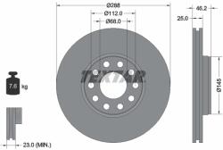 TEXTAR Disc frana TEXTAR 92121005 (92121005)
