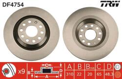 TRW Disc frana TRW DF4754 (DF4754) - fixbox