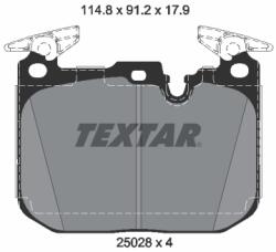 TEXTAR Set placute frana TEXTAR 2502805 (2502805) - fixbox