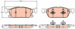 TRW Set placute frana, frana disc TRW GDB2167 - fixbox