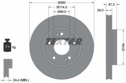 TEXTAR Disc frana TEXTAR 92133905 (92133905)