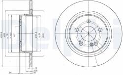 DELPHI Disc frana DELPHI BG4153C (BG4153C) - fixbox
