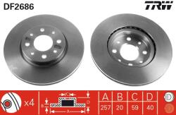 TRW Disc frana TRW DF2686 (DF2686) - fixbox