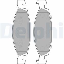 DELPHI Set placute frana DELPHI LP1557 (LP1557)