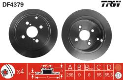 TRW Disc frana TRW DF4379 (DF4379) - fixbox