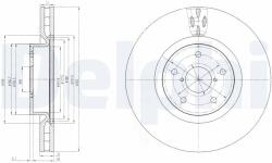 DELPHI Disc frana DELPHI BG9055 (BG9055) - fixbox