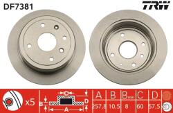 TRW Disc frana TRW DF7381 (DF7381) - fixbox