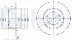 DELPHI Disc frana DELPHI BG3274 (BG3274) - fixbox