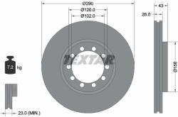 TEXTAR Disc frana TEXTAR 93117500 (93117500) - fixbox