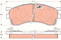TRW Set placute frana TRW GDB3192 (GDB3192)