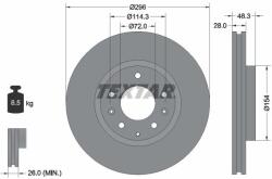 TEXTAR Disc frana TEXTAR 92180803 (92180803)