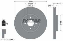 TEXTAR Disc frana TEXTAR 92149503 (92149503)