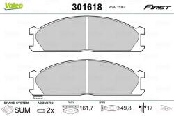 VALEO Set placute frana VALEO 301618 (301618)