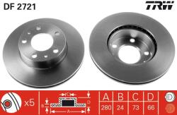 TRW Disc frana TRW DF2721 (DF2721) - fixbox
