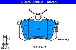 ATE Set placute frana ATE 13.0460-2860.2 (13.0460-2860.2)