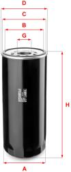 SOFIMA Filtru ulei SOFIMA S 4120 R (S 4120 R) - fixbox