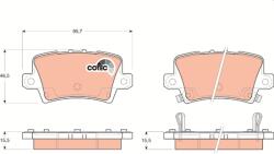 TRW Set placute frana, frana disc TRW GDB3408 - fixbox