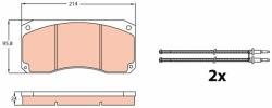 TRW Set placute frana, frana disc TRW GDB5008 - fixbox