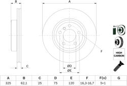 Bosch Disc frana BOSCH 0 986 479 348 (0 986 479 348) - fixbox