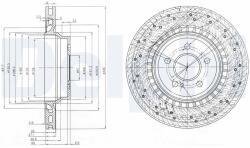 DELPHI Disc frana DELPHI BG3917 (BG3917)