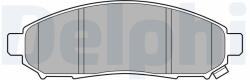 DELPHI Set placute frana DELPHI LP3578 (LP3578)