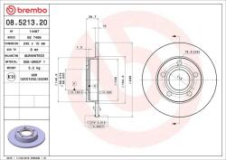 BREMBO Disc frana BREMBO 08.5213. 20 (08.5213.20)