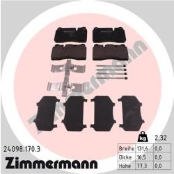 ZIMMERMANN Set placute frana ZIMMERMANN 24098.170. 3 (24098.170.3)
