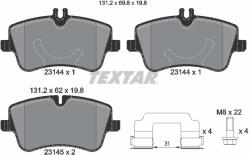TEXTAR Set placute frana TEXTAR 2314401 (2314401) - fixbox