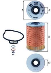 MAHLE Filtru ulei MAHLE OX 151D (OX 151D) - fixbox