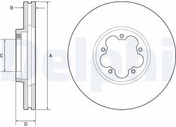 DELPHI Disc frana DELPHI BG9176C (BG9176C) - fixbox