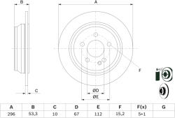 Bosch Disc frana BOSCH 0 986 479 138 (0 986 479 138) - fixbox