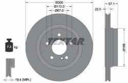 TEXTAR Disc frana TEXTAR 92163605 (92163605)