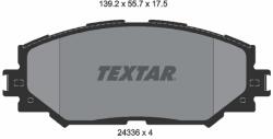 TEXTAR Set placute frana TEXTAR 2433601 (2433601) - fixbox