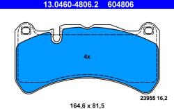 ATE Set placute frana ATE 13.0460-4806.2 (13.0460-4806.2)
