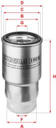 SOFIMA Filtru combustibil SOFIMA S 4413 NR (S 4413 NR) - fixbox
