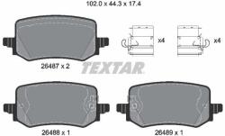 TEXTAR Set placute frana TEXTAR 2648701 (2648701)