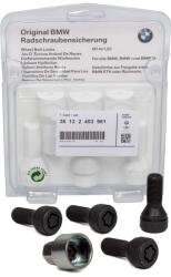 Original Bmw Set suruburi antifurt [cheie cu 4 prezoane roata] ORIGINAL BMW 36132453961 (36 13 2 453 961)